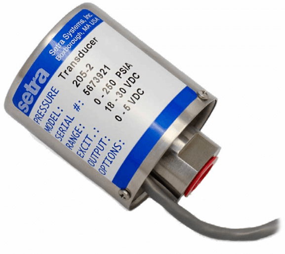 Setra Gauge and Absolute Pressure Transducer, Model 205